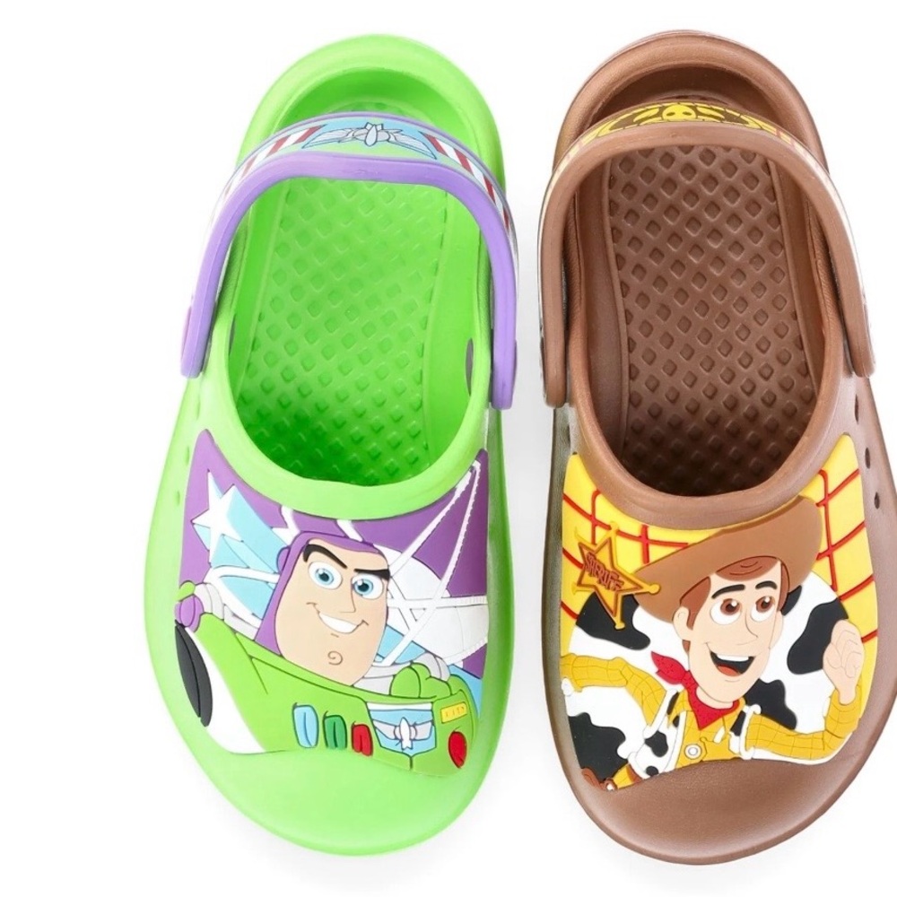 Disney Pixar Toy Story Toddler Boys Buzz and Woody Clogs size 11/12